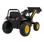 Elektrický traktor/bager - žltý
